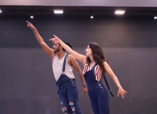 Sandeepa Dhar Instagram - Crazy energy, mad track by @vizdumb, super fun choreo with the insanely talented & my fav @melvinlouis. Had so much fun doing this! You can see that clearly coz I went totally cuckoo with the hook step! 😂 FULL VIDEO LINK IN MY BIO 👖 @priyankamehra1 #part1 #sandyinoverdrivemode #thatshowweroll