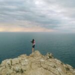 Sandeepa Dhar Instagram - Dance with the waves, move with the sea. Let the rhythm of the water set ur soul free. 🌊☀️ #traveldiaries #sunsets #windyashell #thalassophile #portugal @visitportugal Cape St. Vincent
