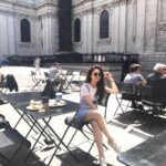 Sandeepa Dhar Instagram - Soaking it up! 🐣☀️ #londondiaries #breakfast #paul #bestcrossiantsever London, United Kingdom