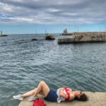 Sandeepa Dhar Instagram - Thalassophile ☀️🌊 And then, he gave her the ocean; because she didn’t want the moon. #traveldiary #portugal #pitstop #beforework #breathtaking #views #summerday Portugal