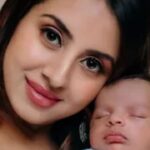 Sanjjanaa Instagram - Motherhood is truely immensely a beautiful journey that comes with responsibilities .. One can understand the true value of a mother only if they experience it .. ❤️❤️❤️ @princealarik my dear son thank you to have given me this wonderful experience 💝 This lovely shoot was conductus while my son was just 18 days old ❤️ @chandangowda_official 💄 @prettify_makeover @happeningpixels 📷 Karnataka, Bangalore