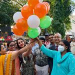 Sanjjanaa Instagram - It was beautiful to see the entire #nation come together as #we celebrated our #75thindependenceday in great honour to our #Indianflag by hoisting it in each and every lane , each and every home .. I was honoured to be launching #harghartiranga in #nammabengaluru , #namma #pride . Requesting everyone to take responsibility #respect our flag fold it beautifully and keep it safely in your #homes as now we have concluded the celebration of our 75th Independence Day . Our #Indian #flag is #ourpride #jaihind . @bbmp_swm @bbmp_marshals @bbmpit @bbmpnews9 @bbmp_nuhm @bjp4karnataka Event managed by @vicchucreations Karnataka, Bangalore