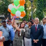 Sanjjanaa Instagram - It was beautiful to see the entire #nation come together as #we celebrated our #75thindependenceday in great honour to our #Indianflag by hoisting it in each and every lane , each and every home .. I was honoured to be launching #harghartiranga in #nammabengaluru , #namma #pride . Requesting everyone to take responsibility #respect our flag fold it beautifully and keep it safely in your #homes as now we have concluded the celebration of our 75th Independence Day . Our #Indian #flag is #ourpride #jaihind . @bbmp_swm @bbmp_marshals @bbmpit @bbmpnews9 @bbmp_nuhm @bjp4karnataka Event managed by @vicchucreations Karnataka, Bangalore