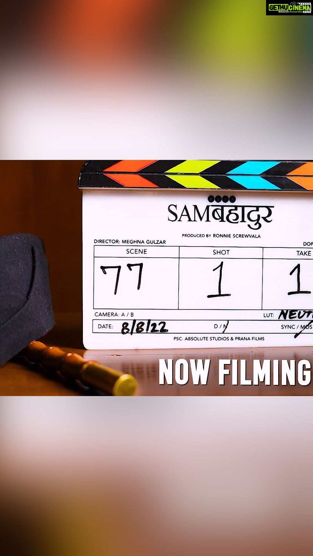 Sanya Malhotra Instagram - Only Gratitude as we set out on this extremely special Journey.. #samबहादुर Now Filming We are thankful for your continued support @indianarmy.adgpi @indianairforce @indiannavy @jehanmanekshaw @bottlesidlemind and the Manekshaw family @meghnagulzar @vickykaushal09 @fatimasanashaikh @sanyamalhotra_ @ronnie.screwvala @maharrshshah @rsvpmovies