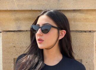 Sara Ali Khan Instagram - Summer Ready! ☀️🕶 Wearing the new LYNX from @danielwellington Eyewear collection. Bringing an edgy feminity to any look, these will surely make a lasting impression. Style your outfits this season with the new #dweyewear, shop from www.danielwellington.com and use my code SARAALI to get 15% off #danielwellington #partnership 📸 & 💇‍♀️: @the.mad.hair.scientist