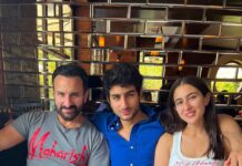 Sara Ali Khan Instagram - Happy Father’s Day Abba Jaan 👨‍👧‍👦🐣🐥