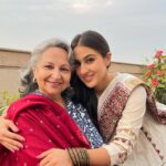 Sara Ali Khan Instagram - Happiest Birthday Badi Amma🤗🤗 I love you so much. Thank you for always being here for us and being a constant pillar of support. Inshallah I hope that I can always make you proud. 💞🐣🐥🤲 #grandmother #inspiration #graceful #beautiful #iconic