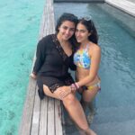 Sara Ali Khan Instagram - Sky above, Sand Below ☀️🏝 Sea around, Go with the Flow 🌊☮️ . .. … …. … .. . @ncstravels @patinamaldives #patinamaldives