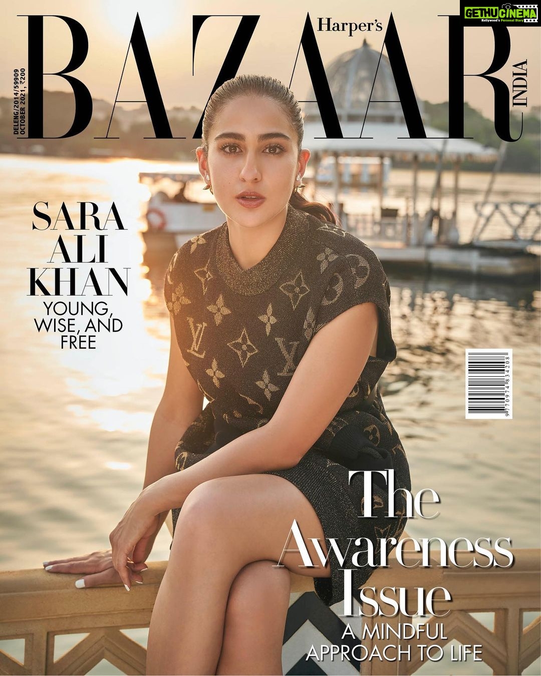 Sara Ali Khan Instagram - Rise and Shine 🌞 Digital Editor: Nandini Bhalla (@nandinibhalla) Photographs by: Rohan Shrestha (@rohanshrestha ) Styling by: Edward Lalrempuia (@edwardlalrempuia ) Hair & Make-up: Florian Hurel (@florianhurel ) Fashion Assistant: Ustat Kharbanda (@ustat.kharbanda ) Location Courtesy: Leela Palace Udaipur (@theleelapalaceudaipur