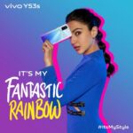 Sara Ali Khan Instagram - My style is always fantastic🤩 What about yours? Go for the new #vivoY53s in this amazing Fantastic Rainbow shade 🌈 and you too, can standout in your unique style.✨ #ItsMyStyle ​with @vivo_india To buy now visit vivo.com/in #partnership