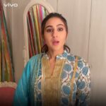 Sara Ali Khan Instagram - Diwali matlab, only 1 thing on my mind ☝️🎉🎊 It’s the #vivo101DiwaliOffer! 💁🏻‍♀️ Now you can own a vivo smartphone at just INR 101🙌🙌🙌 So don’t waste more time, simply head to a store near you - I am off to get mine!🤩 @vivo_india #partnership