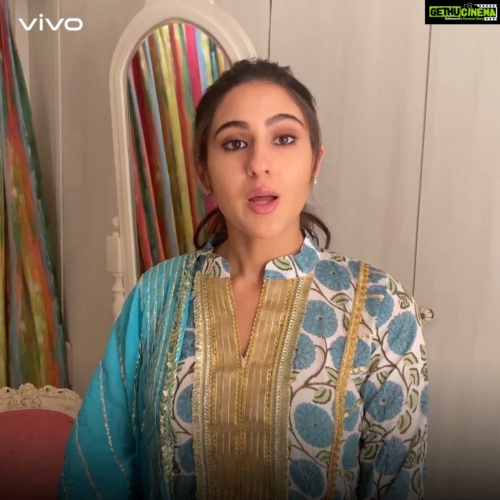 Sara Ali Khan Instagram - Diwali matlab, only 1 thing on my mind βοΈππ Itβs the #vivo101DiwaliOffer! ππ»ββοΈ Now you can own a vivo smartphone at just INR 101πππ So donβt waste more time, simply head to a store near you - I am off to get mine!π€© @vivo_india #partnership