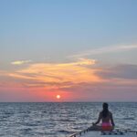 Sara Ali Khan Instagram - Only from the heart can you touch the sky 💕🔆💛🧡🌅 #sunkissed #sunsetlover #sunsetchaser #peace #love #happiness 👙: @stylebyami 📸: @kamiyaah . .. … …. … .. . @patinamaldives @ncstravels #PatinaMaldives #collab Patina Maldives, Fari Islands