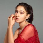 Sara Ali Khan Instagram - लाल कमाल ❤️‍🔥 Kyunki without any Sawaal⁉️ @tbz.theoriginal is dhamaal 💋💯 #partnership