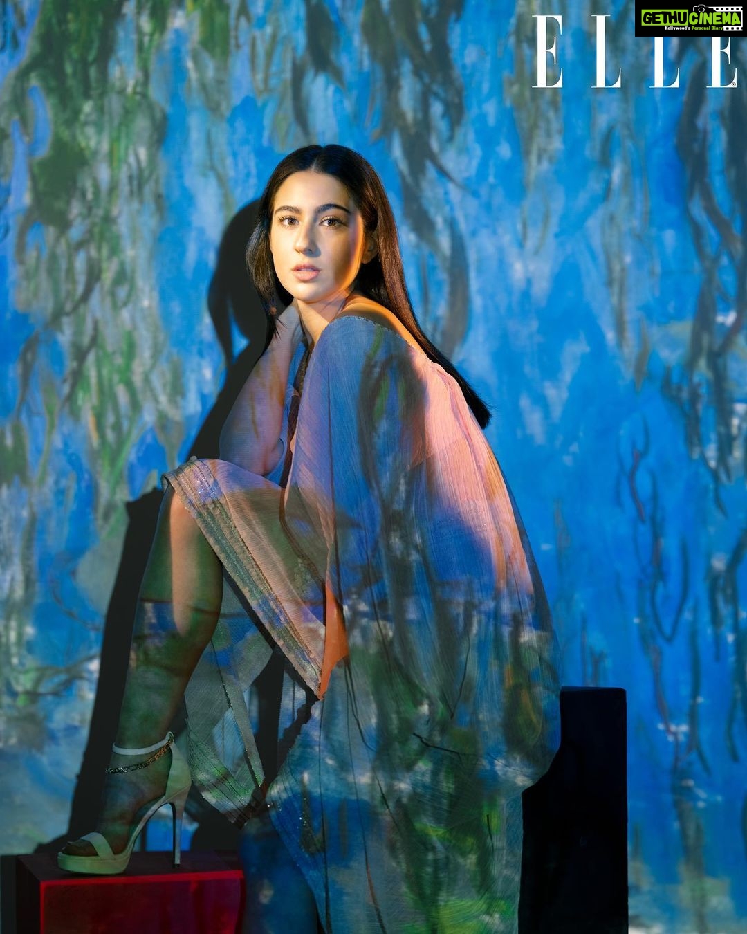 Sara Ali Khan Instagram - 🌸🌸🌸 Content director & Editor: @kamna.malik @elleindia Photographer: @sushantvkadam Fashion Editor: @zohacastelino Hair: @the.mad.hair.scientist Make-up: @florianhurel (@latelierartistmanagement) Words: @hasinakhatib Assisted by: @wetgertrude, @davesh_mehta_photography (photography), @bhaktilakhani (make-up), @komal_shetty_, @notdiishaa (styling) Editorial Assistant: @alizaafatmaa Production: @cutlooseproductions Artist’s management agency: @spicesocial