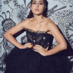 Sara Ali Khan Instagram - 🕷🕸 📸: @sheldon.santos 👗: @tanghavri @aadnevikofficial 💇‍♀️: @the.mad.hair.scientist 💄: @kavyesharmaofficial