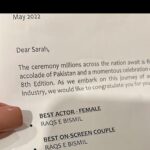 Sarah Khan Instagram - @humtvpakistanofficial 🥰💕