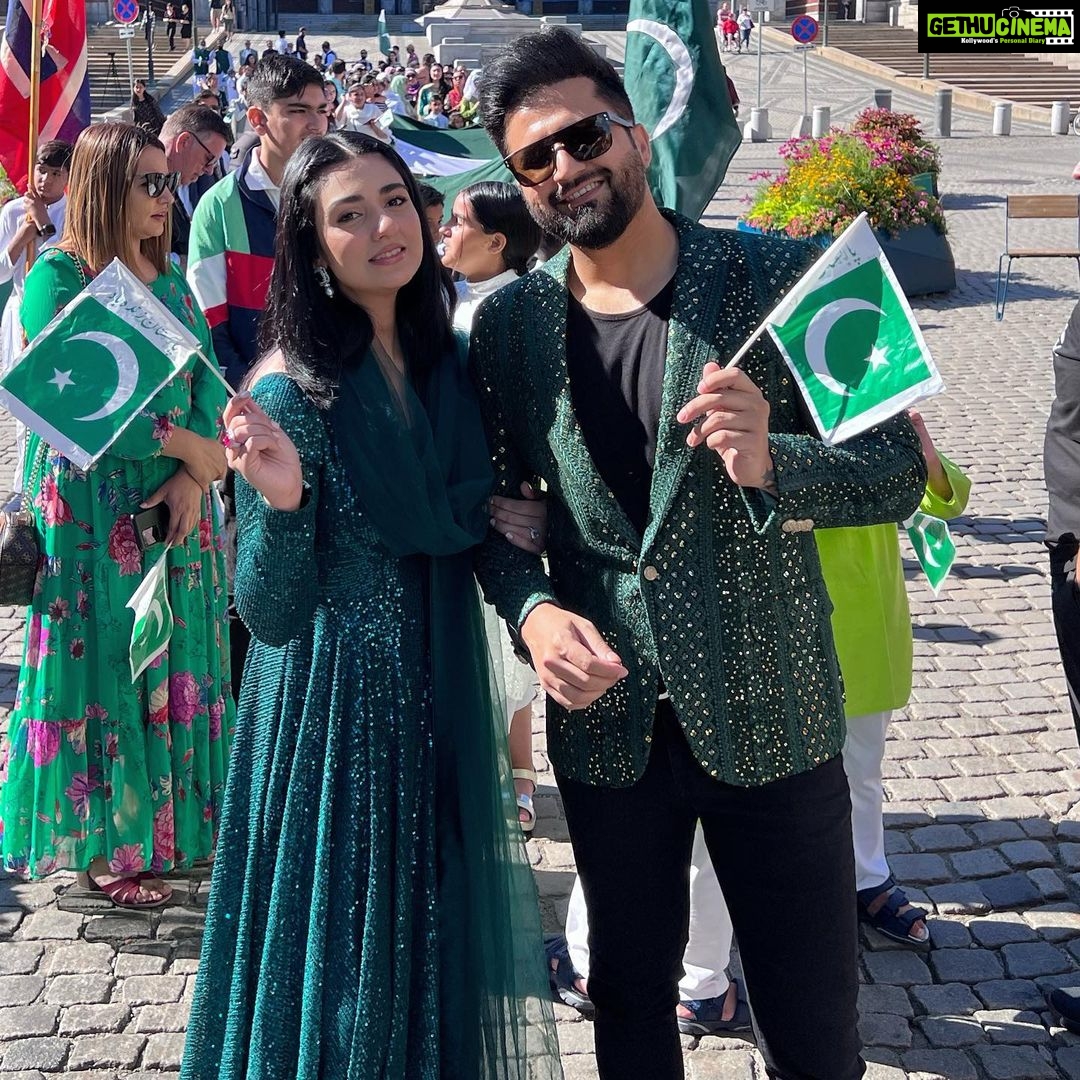 Sarah Khan Instagram - Jashan-e-Azaadi Mubarak 🇵🇰 Oslo, Norway