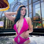 Shama Sikander Instagram - Stand strong in your Light.... . . . #hot #summer #bikini #pink #photoshoot #picoftheday #swimsuit #love #fashion #shamasikander