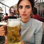 Shama Sikander Instagram - Can u tell me how big is this glass/jug??? Swipe right to see it from different angle 📐 if that helps..... Germany