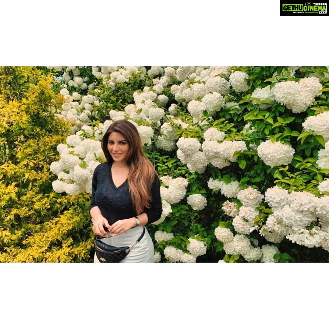 Shama Sikander Instagram - Its spring time... And everything is in full bloom...😍🥰 . . . #springtime #nature #flowers #love #vibes #weather #sunshine #blossom #trees #green #colorful Ohio , U.S.A