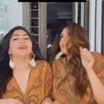 Shama Sikander Instagram - she is sooo shy, my sweet baby @vanessabwalia 😆 we really don’t know how to be bitchy to friends 🤭😆🙈 this is allll in fun I promise...and yes we are twinning with pride 👯‍♀️ #gf #beatruefriend #help #eachother #loveeachother #appriciate #friendship #womanpower #reels #reelsinstagram #reelitfeelit #reelsvideo #reelitfeelit❤️❤️