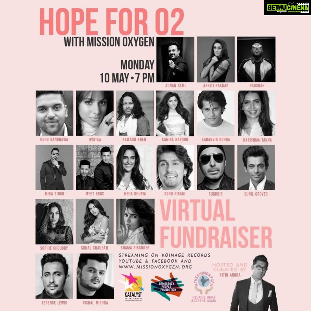 Shama Sikander Instagram - India is living its worst nightmare, and every day it breaks my heart to see people struggle for Oxygen. Come forward and join hands with @missionoxygenindia and help raise funds to meet the demand for oxygen in India. Reserve your Monday evening 7 pm for #HopeForO2 a fundraising event on the official website of missionoxygenindia, and become an active participant in curbing the crisis of shortage of oxygen. @missionoxygenindia @katalystworld @nitinaroraofficial