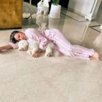 Shama Sikander Instagram - Pehle ulat swipe right ➡️➡️ phir palat ….😄😄 Day well done…🥳😇🙏🏻 . . . #yoga #elbowstand #elbowstandpractice #practicemakesbetter #lifeisbeautiful #lifewelllived #mybaby #casper #mylove #mypuppy #furbaby #home #mumbai #shamasikander Mumbai, Maharashtra