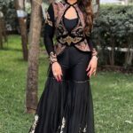 Shama Sikander Instagram - Masshaallaah….☺️😇 Wearing-@souniagohil #fashion #fashionista #fashionicon #gorgeous #styleicon