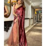 Shama Sikander Instagram - INAYAT….😇☺️🥰 . . Wearing 👗:- @sabyasachiofficial Makeup💄:- @niketa.kaur . . . #love #red #indianwear #lifestyle #photoshoot #makeup #actorslife #photooftheday #gratitude #positivevibes #loveyourself #shamasikander New Delhi