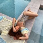 Shama Sikander Instagram - A mind full of unsaid things.... . . . #loveyourself #beautiful #love #blessed #pool #photography #style #fun #red #bikini #picoftheday #shamasikander #explore #like #share #comment Mumbai, Maharashtra
