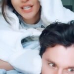 Shama Sikander Instagram - I think it’s about time i bring a #puppy #home 🤔 so i can stop torturing you with my overflowing looooovvveeee which can be quite heavy at times 😆♥️ #couplegoals #couples #reallifecouple #offscreen #love #puppylove #puppies #wearepuppies #toomuchlove #fun #crazy #madewithlove #fiance @jamesmilliron ❤️😇😘