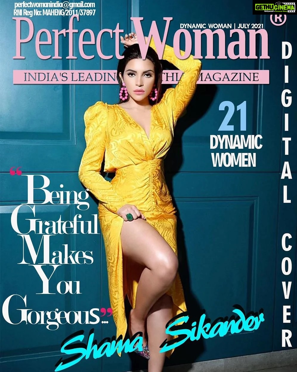 Shama Sikander Instagram - π @perfectwomanmagazine @perfectwomanpublication @perfectwomandigitalmagazine @drkhooshigurubhai #editor @gurubhaithakkar #md @dr.geetsthakkar @dharmishthadagia Cover Credits Cover Designed by @chandresh.thakkar.96 #perfectwomanteam #perfectwomanmagazine @maddygurubhai Artist Reputation management @shimmerentertainment @lathiwalatasneem @namitarofficial Mumbai, Maharashtra
