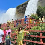 Sherin Instagram - Me and mom rocking those ponchos. #sherin #travel #niagarafalls Niagara Falls State Park