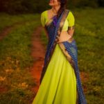 Shraddha Das Instagram – Dhee 14 Village theme look 🙈
Never done it,but was fun
Half saree designed and stitched by @shrutiigclothing 
Jewellery: @shrutiigclothing , 
Bangles: @stylekarmaa , @anayah_jewellery 
Hair : @hair_by_vaibhavi_ 
Make up : @hareshwarp 
Shot by @ekorphotography 

#halfsaree #villagegirl #dhee #dhee14 #villagetheme #hyderabad #shraddhadas Hyderabad India