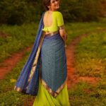 Shraddha Das Instagram - Dhee 14 Village theme look 🙈 Never done it,but was fun Half saree designed and stitched by @shrutiigclothing Jewellery: @shrutiigclothing , Bangles: @stylekarmaa , @anayah_jewellery Hair : @hair_by_vaibhavi_ Make up : @hareshwarp Shot by @ekorphotography #halfsaree #villagegirl #dhee #dhee14 #villagetheme #hyderabad #shraddhadas Hyderabad India