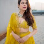 Shraddha Das Instagram – Dhee 14 dancing icon,
One of my favourite looks, styled by @rashmitathapa

 Wearing @issadesignerstudio
Jewellery @thetrinkaholic

📸 @krishnatejah 
Hair : @vaibhavi110_ 
Make up : @hareshwarp 

@etvtelugu2708 

#dhee #lehenga #hyderabad #dancerealityshow #dhee14 #shraddhadas Hyderabad India