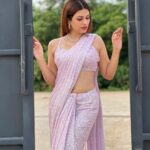 Shraddha Das Instagram - Dhee 14 dancing icon shoot, In your favourite Saree look 💜 Styled by : @thedotdiary , @thedottstyle Saree : @sequinzeindia Jewellery: @shillpapuriidesignerjewellery Heels : @londonrag_in Make up : @hareshwarp Hair : @hair_by_vaibhavi_ 📹 @snehzala Edit : @starframesofficial #dhee #dhee14 #etv #hyderabad #dancerealityshow #judge #saree Hyderabad India