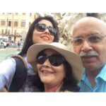 Shriya Saran Instagram - Happy anniversary @neerjasaran papa Thank you for being the best parents . So grateful to the universe for bringing us together as a family. Grateful for all your love and sacrifices you made for helping us become us ! You are amazing just the way you are . @andreikoscheev @neerjasaran @ @anjuchaturvedi @sshauryaa23 @aartisaran15
