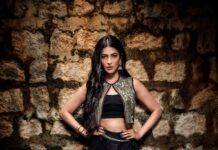 Shruti Haasan Instagram - 🌚🧿🖤 In @jade_bymk Styled by @neeraja.kona Asst stylist @manogna_gollapudi Photographer @adrin_sequeira hair @noori_hairstylist make up @makeupartist_arti