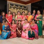 Sneha Instagram - Varalaksmi pooja ! Of course with friends and family. @geetuevents @geetuhautecouture @prasanna_actor @ashokarsh @vyshalisundaram_hairstylist #varalakshmipooja #goddesslakshmi #frndslikefamily #beautifulmemories #blessings #familytime