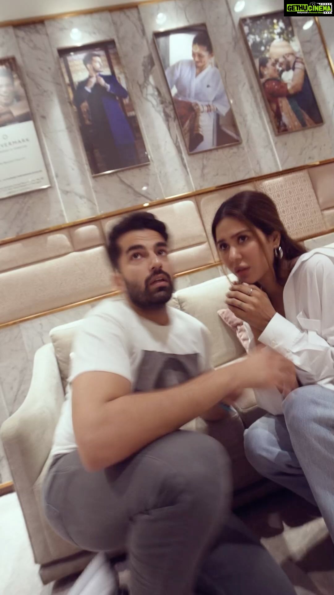 Sonam Bajwa Instagram - Promoting ‘katteri’ 😂😂 on the promotions of ‘Jind Mahi’ both the film releasing on 5th August
