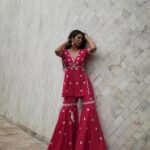 Sonam Bajwa Instagram – Jind Mahi Promotions….
Delhi you were ❤️
Wearing @maitishahani 
Jewellery @sangeetaboochra 
Make up @cocoballucci_ 
Hair @hairbyharrybajwa
Styled by me