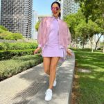 Sunny Leone Instagram - Take a walk with me? Hehe Outfit by @salmonstretch Styled by @hitendrakapopara Assisted by @tanyakalraaa