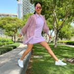 Sunny Leone Instagram - Take a walk with me? Hehe Outfit by @salmonstretch Styled by @hitendrakapopara Assisted by @tanyakalraaa