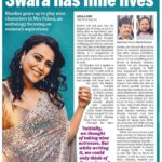 Swara Bhaskar Instagram - Swara has nine lives! 😎🤩 Nicely done @middayindia 💛✨ Always a pleasure chatting Upala jiiii! Being described as a ‘phalaani-dhikaani’ never felt so good! #MrsFalani #announcement