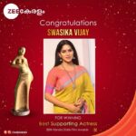 Swasika Instagram – Thank u @zeekeralam