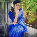 Swasika Instagram - Traditional time😊 saree lover ❤️ Banarasi silk saree @thebrandstorebyfebitha Jewelleries @mayoorajewels_by_archana MUA. @abilashchicku Amritha tv onam show #keralagram #malayali#onamission #onamcelebration #tvshow #anchor #actresslife #sareelover#shotoniphone