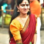 Swasika Instagram - Bliss 😊 Photography: @lajeeshlakshman_photography #swasikavj #mookambikatemple #grateful #blessed
