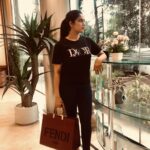 Swasika Instagram - A new day and a new start for the Chathuram Promotions. Clicks : @rashmimuraleedharan #chathuram_square #moviepromotions #christiandior #fendi #swasikavj #chathuram #malayalammovie